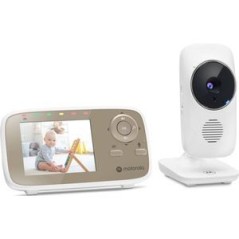 Motorola VM483 Baby Video Monitor 300m FHSS - Gold & White | Secure & Clear Connection
